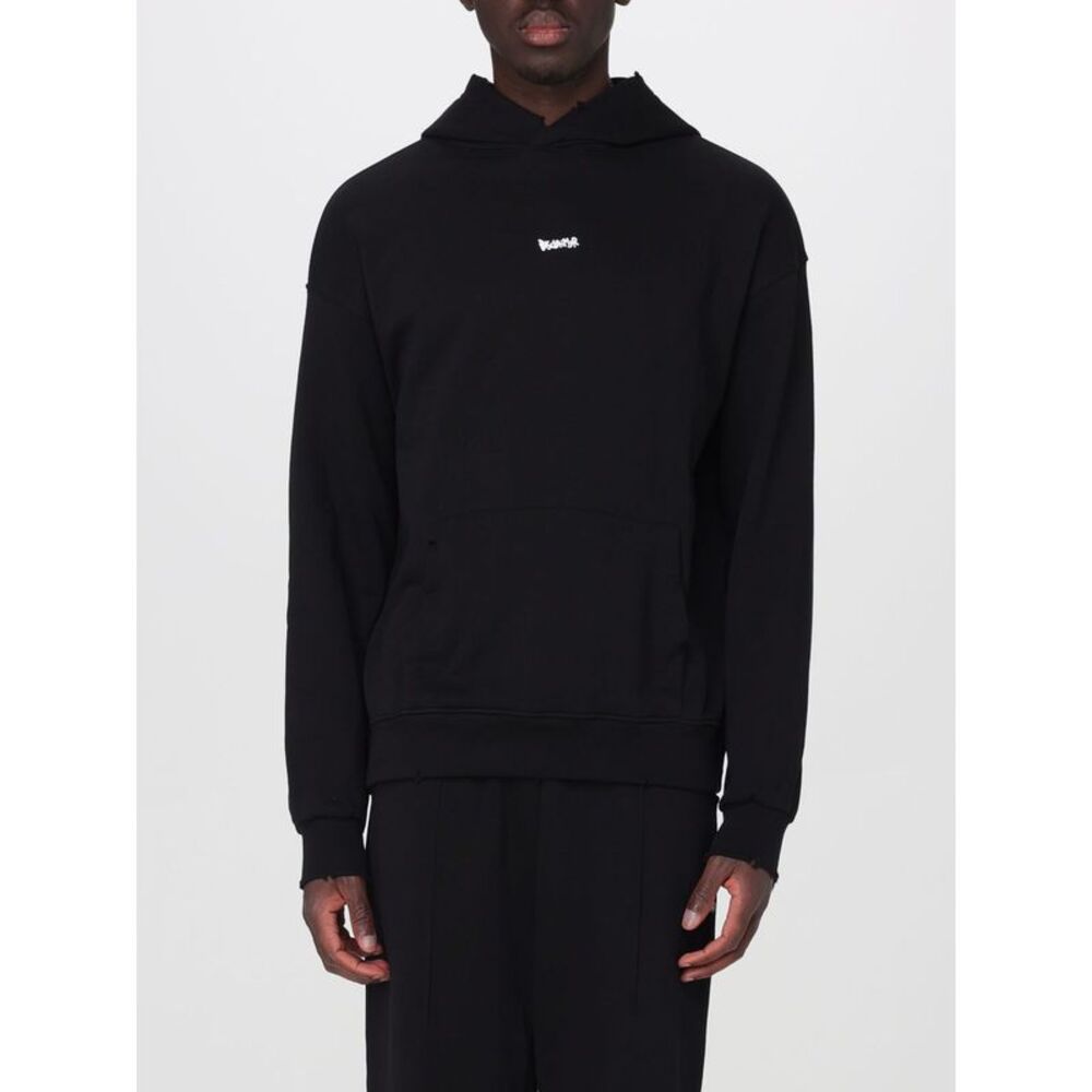 Disclaimer Men Disclaimer Cotton Hoodie With Kangaroo Pocket And Logo